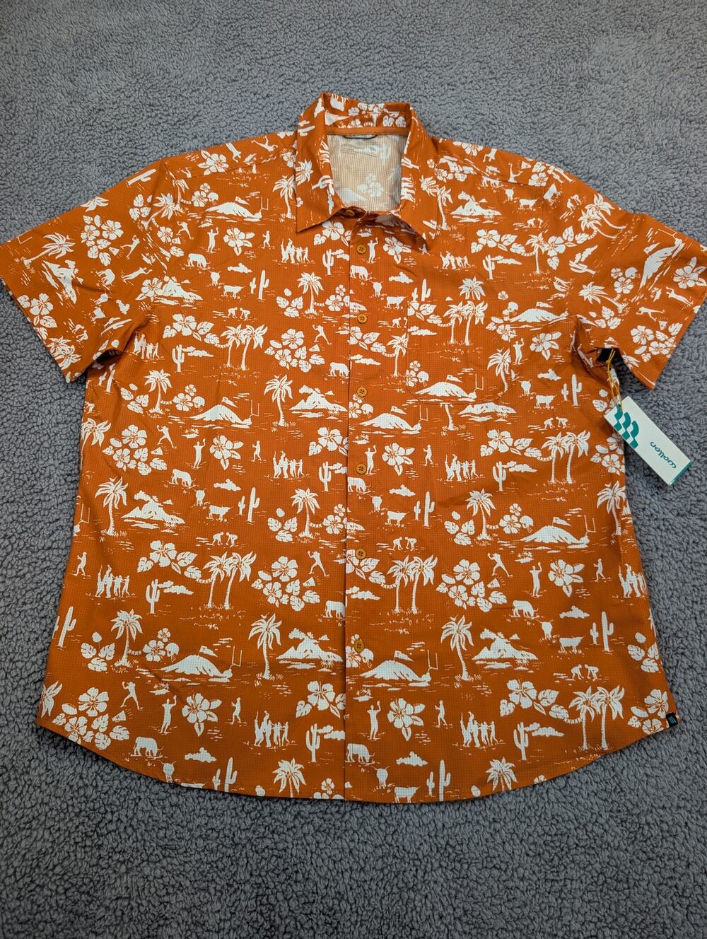 NWT Wellen Airweave Performance Shirt 2XL UT Texas Longhorns (1024)